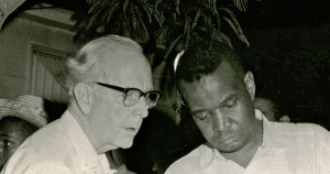 Dr. Thompson and Aaron Henry, Director, Mississippi NAACP Clarksdale, Mississippi, 1964